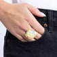 Corsage Celebration - Yellow - Paparazzi Ring Image