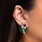 Gardening Guest - Red - Paparazzi Earring Image