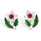 Gardening Guest - Red - Paparazzi Earring Image