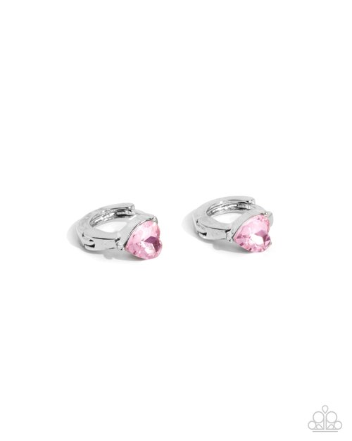 Tenuous Touch - Pink - Paparazzi Earring Image