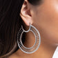 Set the Scene - Silver - Paparazzi Earring Image