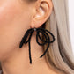 Paparazzi Earring ~ Sophisticated Sprinkle - Black