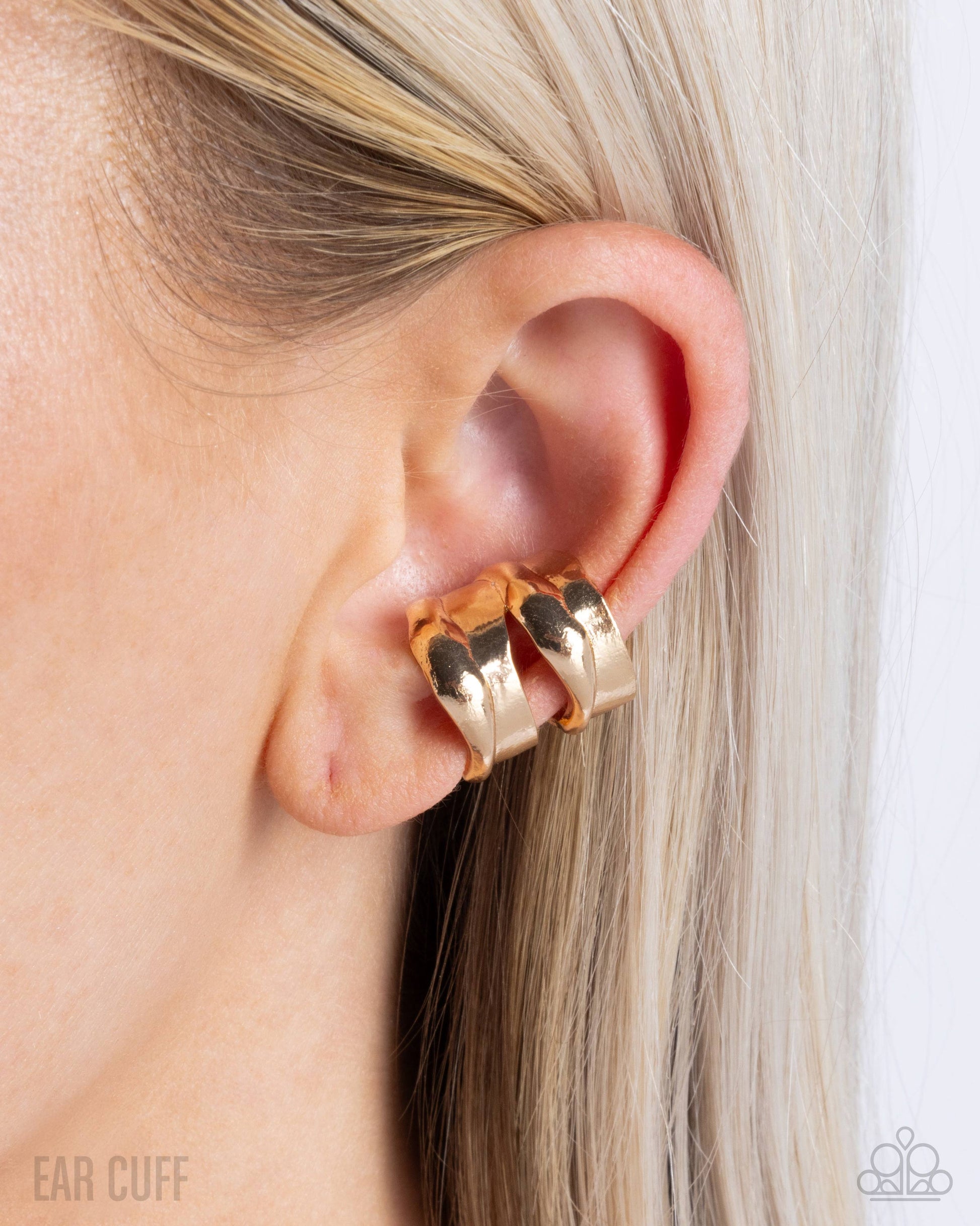 Competitive Advantage - Gold - Paparazzi Earring Image