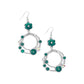 Wreathed Waikiki - Green - Paparazzi Earring Image