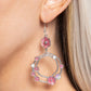 Wreathed Waikiki - Pink - Paparazzi Earring Image