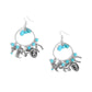 Western Whisper - Blue - Paparazzi Earring Image