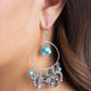 Western Whisper - Blue - Paparazzi Earring Image