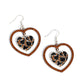 Leopard Love - Brown - Paparazzi Earring Image