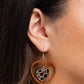 Leopard Love - Brown - Paparazzi Earring Image