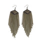 Forged Fringe - Brass - Paparazzi Earring Image