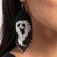 Spooky Strands - Black - Paparazzi Earring Image