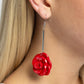 Saccharine Sprig - Red - Paparazzi Earring Image