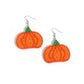 Pumpkin Pizzazz - Orange - Paparazzi Earring Image