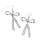 Dapper Delivery - Silver - Paparazzi Earring Image