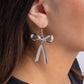Dapper Delivery - Silver - Paparazzi Earring Image