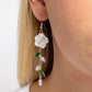 Lattice Lure - White - Paparazzi Earring Image