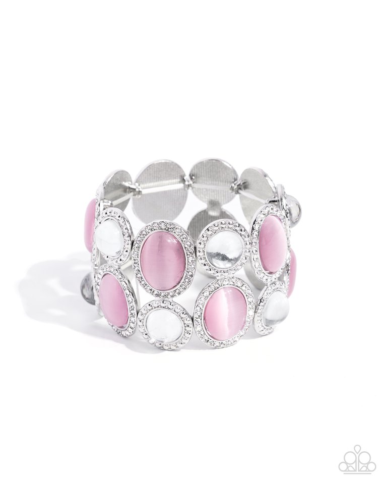 Affixed Appeal - Pink - Paparazzi Bracelet Image