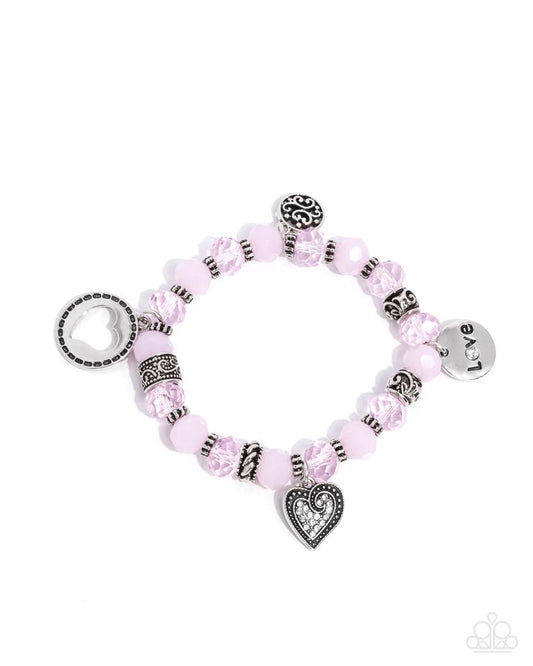 Filigree Finesse - Pink - Paparazzi Bracelet Image