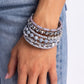 Stacked Surprise - Silver - Paparazzi Bracelet Image