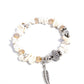Earthy Earning - White - Paparazzi Bracelet Image