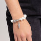 Earthy Earning - White - Paparazzi Bracelet Image