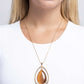 Stunning Session - Brown - Paparazzi Necklace Image