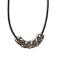 Sprig Shimmer - Brass - Paparazzi Necklace Image