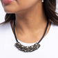 Sprig Shimmer - Brass - Paparazzi Necklace Image