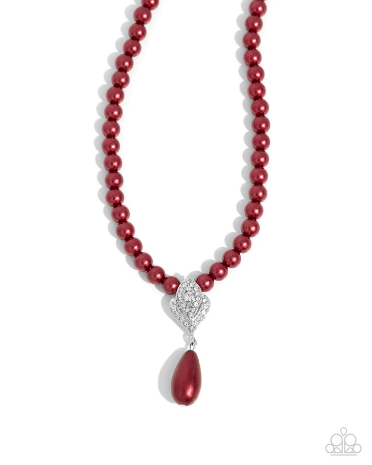 Eternal Elegance - Red - Paparazzi Necklace Image