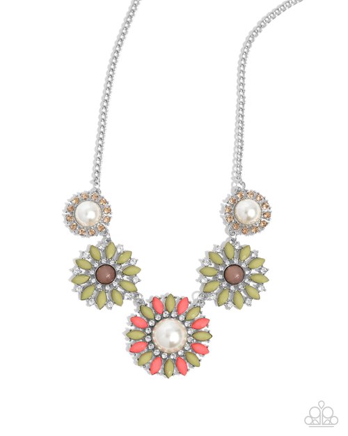 Trio Tycoon - Green - Paparazzi Necklace Image