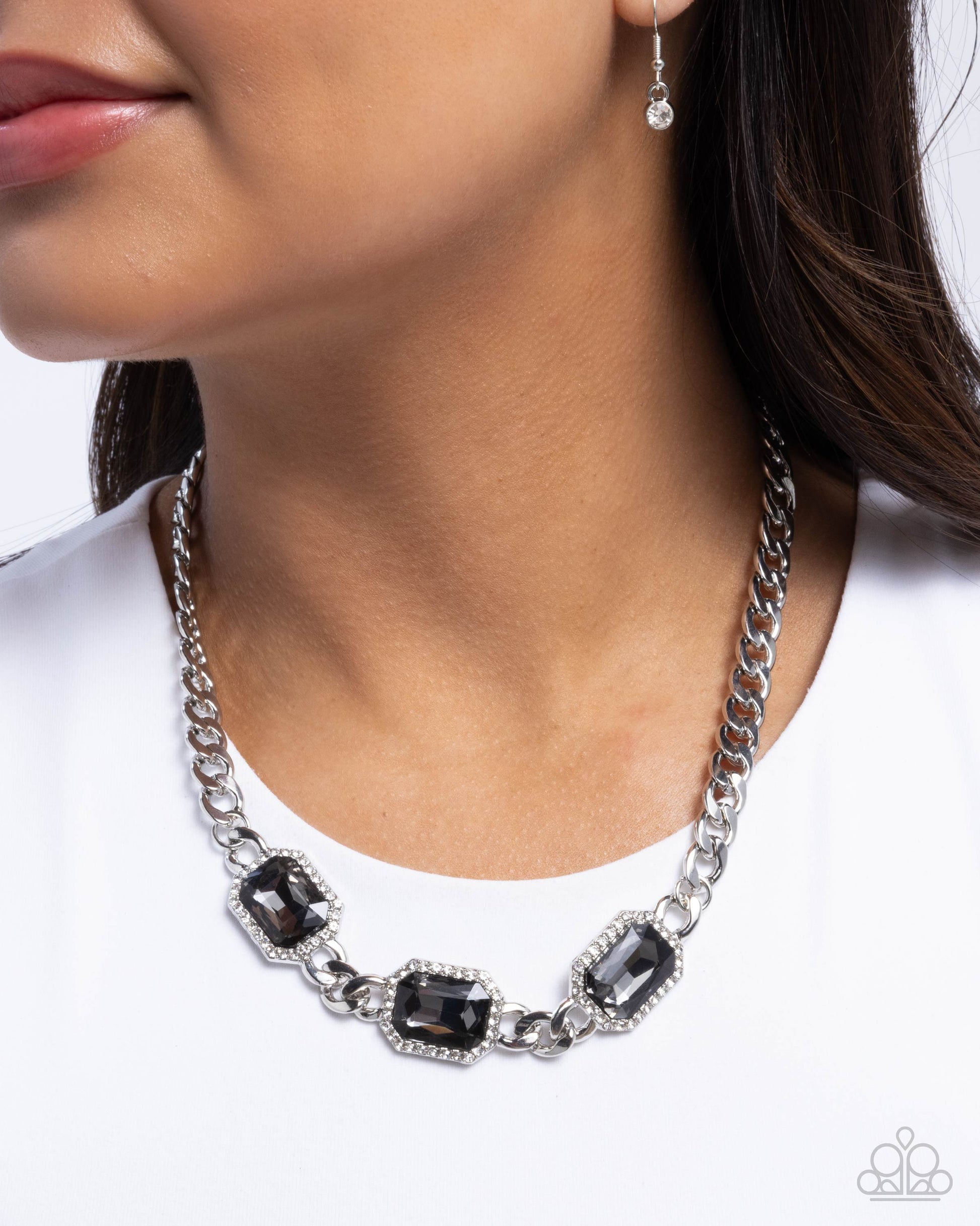 Without Delay - Silver - Paparazzi Necklace Image