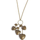 Heart Haul - Brass - Paparazzi Necklace Image