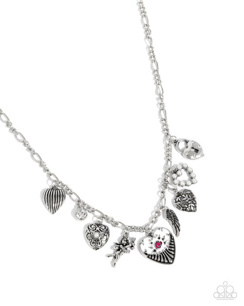 Caring Collection - White - Paparazzi Necklace Image