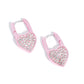 Padlocked Promise - Pink - Paparazzi Earring Image