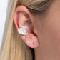 As Far As It GLOWS - White - Paparazzi Earring Image