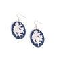 Vintage Verdict - Blue - Paparazzi Earring Image