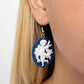 Vintage Verdict - Blue - Paparazzi Earring Image