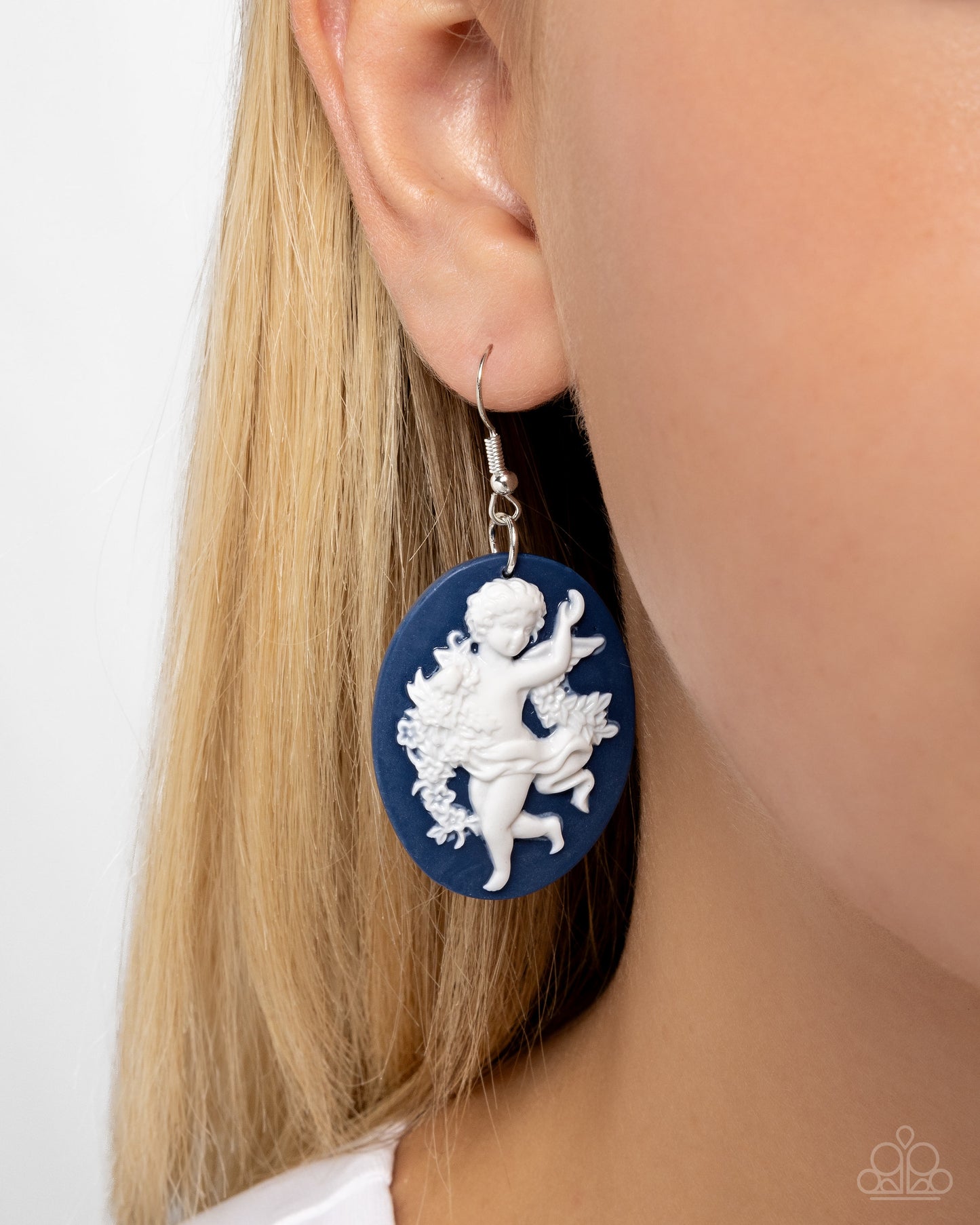 Vintage Verdict - Blue - Paparazzi Earring Image