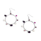 Tailored Treasure - Purple - Paparazzi Earring Image