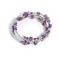 Seed Bead Scene - Purple - Paparazzi Bracelet Image