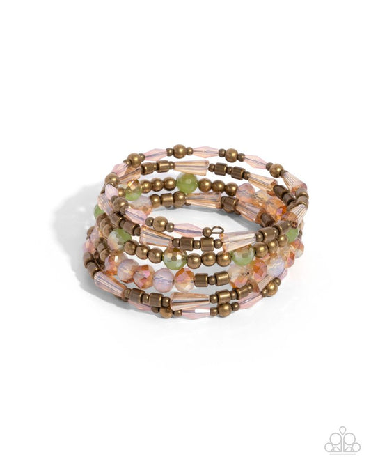 Seasoned Stack - Brass - Paparazzi Bracelet Image