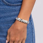 Ornate Outline - White - Paparazzi Bracelet Image