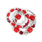 Defaced Dare - Red - Paparazzi Bracelet Image