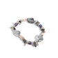 Eclectic Ease - Silver - Paparazzi Bracelet Image