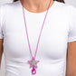 Stellar Search - Pink - Paparazzi Necklace Image