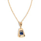 Pendant Promise - Blue - Paparazzi Necklace Image