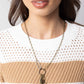 Astral Ambience - Brass - Paparazzi Necklace Image