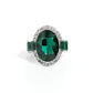 Stubborn Shimmer - Green - Paparazzi Ring Image