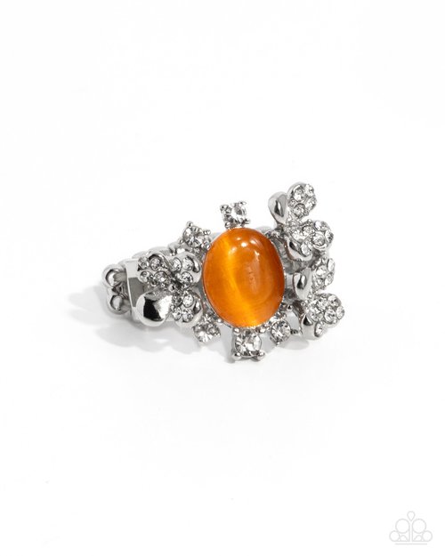 Reflective Rarity - Orange - Paparazzi Ring Image