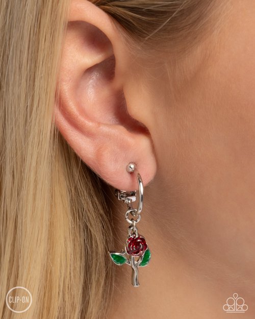 Rose Routine - Paparazzi Earring Image